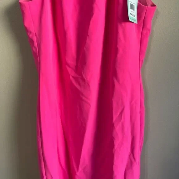 hot pink western dress Hot Pink Real Chinnon Silk Readymade Indo-Western Dress  Dosalla  Collections